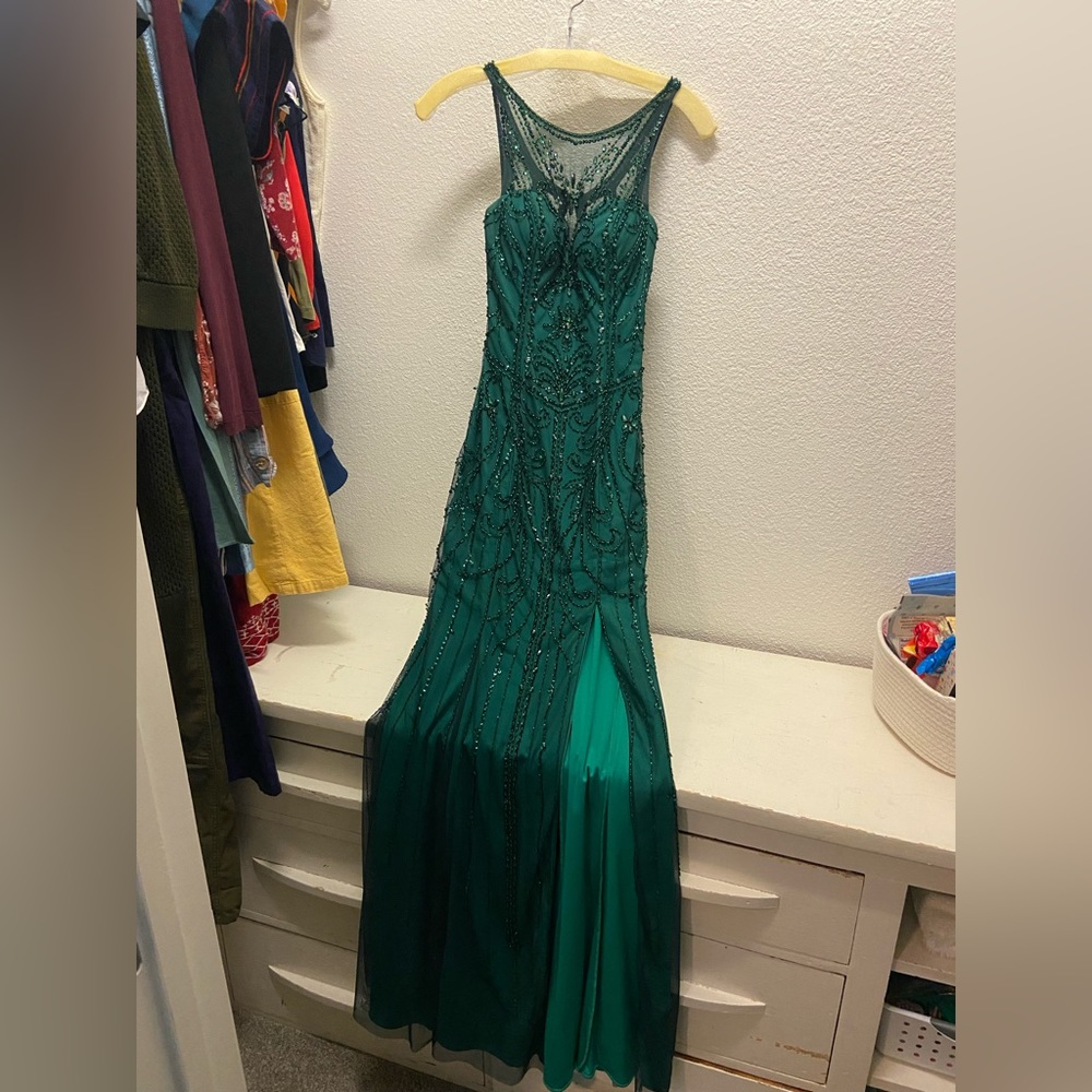 Green Sean Collection Prom Dress